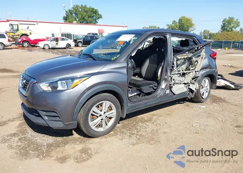 2020 Nissan Kicks S Xtronic Cvt z USA, uszkodzony, nr VIN 3N1CP5BV4LL515706